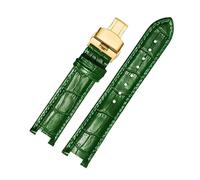 VFEBTSD Bracelet de montre en cuir véritable compatible avec Tissot Tianwang Folli Follie Michael Kors MK Mk5774 for hommes et femmes, bracelet de montre à encoche 16 18 mm(Ivory,20mm-11mm)