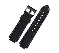 VFEBTSD Bracelet de montre en silicone compatible avec Oris Aquis Watch Bracelet de sport étanche en caoutchouc Noir convexe 22 x 12 mm 24 x 11 mm 24 x 12 mm, 24mm-11mm