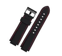 VFEBTSD Bracelet de montre en silicone compatible avec Oris Aquis Watch Bracelet de sport étanche en caoutchouc Noir convexe 22 x 12 mm 24 x 11 mm 24 x 12 mm, 22mm-12mm