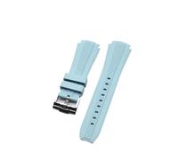 VFEBTSD Bracelet de montre en silicone liquide tissé, compatible avec les bracelets Omega Swatch Joint Planet Series, 20 mm(Red Black)