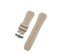 VFEBTSD Bracelet de montre en silicone liquide tissé, compatible avec les bracelets Omega Swatch Joint Planet Series, 20 mm(Blue White)