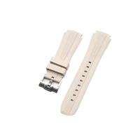 VFEBTSD Bracelet de montre en silicone liquide tissé, compatible avec les bracelets Omega Swatch Joint Planet Series, 20 mm(Black Gray)