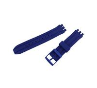 VFEBTSD Bracelet de montre en silicone pour homme compatible avec Swatch SUIK400 SUIB400 402 Bracelet de montre de sport pour femme avec boucle 18 mm, 18mm