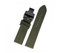 VFEBTSD Bracelet de montre en toile et Nylon, 20mm 22mm, Compatible avec Breitling Seiko SKX007 SKX009 Citizen Water Ghost, Bracelet de montre de sport(Army green-black B,19mm)