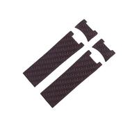 VFEBTSD Bracelet de montre étanche en silicone for homme, compatible avec le bracelet de sport en caoutchouc Ulysse Nardin Athens Wavy Arc Mouth, 22 mm(Coffee)