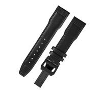 VFEBTSD Bracelet de montre universel en cuir véritable compatible avec IWC Spitfire Pilot Little Prince Mark 18 20 mm 21 mm Marron Noir, 21mm