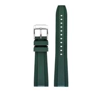 VFEBTSD Bracelet de montre universel FKM Fluororubber 20 mm 22 mm avec boucle en acier inoxydable compatible avec Breitling Superocean, 20 mm