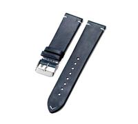 VFEBTSD Bracelet de montre vintage en cuir ciré à libération rapide, 21mm