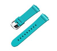 VFEBTSD Bracelet de rechange en caoutchouc for montre Casio G BGA-130/160/161 BGD-140/141 BGD-5000, étanche, for homme et femme(Turquoise Blue)
