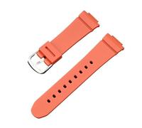 VFEBTSD Bracelet de rechange en caoutchouc for montre Casio G BGA-130/160/161 BGD-140/141 BGD-5000, étanche, for homme et femme(Orange)