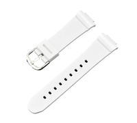VFEBTSD Bracelet de rechange en caoutchouc for montre Casio G BGA-130/160/161 BGD-140/141 BGD-5000, étanche, for homme et femme(White)