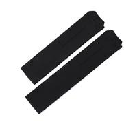 VFEBTSD Bracelet en caoutchouc et silicone compatible avec Tissot 1853 Tengzhi T-Touch Original T013, bracelet de montre T047T081T33, 20 mm 21(Black no clasp,21mm)