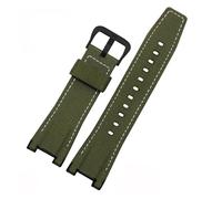 VFEBTSD Bracelet en cuir de vache modifié compatible avec G-Shock Casio MTG-B1000 Series Sports Nylon Canvas Watch Belt, taille unique