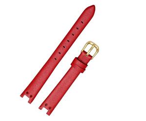 VFEBTSD Bracelet en cuir véritable compatible avec Anne Klein AK2156 AK2157 AK2618 AK1950 Petit cadran cranté Bracelet de montre vintage AK 12 mm, 12mm