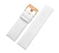 VFEBTSD Bracelet en cuir véritable compatible avec les montres Die-sel DZ7257 DZ4386 1657 1399 1206 4323 7313 7371 - Bracelet noir 22 24 26 28 30 32 mm, 27mm