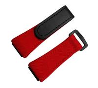 VFEBTSD Bracelet en toile et cuir véritable compatible avec les bracelets nylon Richard Mille(RED)