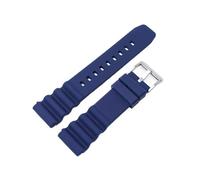 VFEBTSD Bracelet sport en silicone compatible avec la montre Seiko Prospex Turtle, bracelet de rechange caoutchouc étanche for plongée for homme, accessoires(Blue silver,20mm)