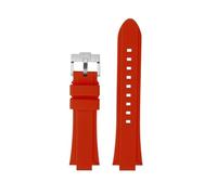 VFEBTSD Compatible avec Casio Edifice Series EFR-S108D EFS-S570 ECB-10 ECB-10YDC Ports étanches en caoutchouc de silicone surélevé modifié for hommes(Red-silver A,For ECB-10YDC)