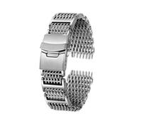 VFEBTSD Compatible avec Casio Hamilton Karki Aviation Field Series en métal et acier inoxydable - Bracelet de montre en forme de filet de requin - 20 mm et 22 mm, 22mm