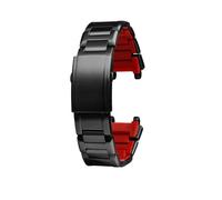 VFEBTSD Compatible avec Casio MTG-B1000 Série MTG-B2000 Bracelet en acier massif Bracelet en acier inoxydable Fond bleu rouge MTG B2000 Mod Kit Chaîne en métal(Black red,MTG-B2000)