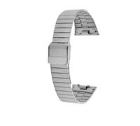 VFEBTSD Compatible avec Citizen ANA-DIGI Star River Warship Strap Small Block JG2103 JG2101 JG2105 Bracelet de montre rétro chaîne bracelet de montre 18 mm(Silver)