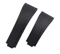 VFEBTSD Compatible avec Daytona Submariner GMT Yacht-Master Oysterflex Glidelock Bracelet coloré en caoutchouc naturel souple 20/21 mm pour bracelet Rolex, 21mm