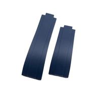 VFEBTSD Compatible avec Daytona Submariner GMT Yacht-Master Oysterflex Glidelock Bracelet coloré en caoutchouc naturel souple 20/21 mm pour bracelet Rolex, 21mm