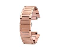 VFEBTSD Compatible avec le bracelet de montre Casio GA-2100 GM2100 G-SHOCK Farmhouse Oak modifié en acier raffiné chaîne de montre en acier for hommes bracelet bracelet(Rose Gold)