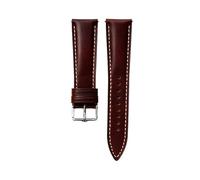 VFEBTSD Compatible avec le bracelet en cuir ciré à libération rapide pour homme et femme rétro en cuir de vache de rechange accessoires de bracelet de montre, 22mm