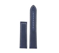 VFEBTSD Compatible avec Omega Compatible Speedmaster Snoopy 310 Bracelet de montre en toile vachette Nouveau bracelet nylon Seahorse AT150 19 mm 20(Blue white -NK,19mm)