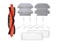 VFEBTSD Compatible avec Xiaomi Mi Robot Aspirateur Mop 2S / Mop P/Mop Pro / XMSTJQR2S / STYTJ02YM Pièces de rechange Brosse latérale principale Filtre HEPA (MIMOP2S121213)