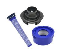 VFEBTSD Couvercle arrière du moteur, filtre Hepa compatible avec les aspirateurs V7 et V8 Trigger Animal. Pièces de rechange for couvercle arrière du moteur et filtre avant.(Light Grey)