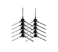 VFEBTSD Filtre HEPA for brosse latérale d'aspirateur compatible avec les pièces et accessoires d'aspirateur robot Redmond RV-R300 et RV-R310(10pcs side brush)