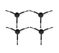 VFEBTSD Lot de 4 brosses latérales de rechange compatibles avec S8 Pro Ultra S7 Max Qrevo Q7 Q8 Q5 MaxV S6 S5 S4 E5 E4 E3 E2 C1 Noir
