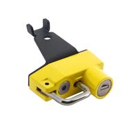VFEBTSD Verrou de casque de moto compatible avec les casques Kawasaki Z125 Z 125 - Antivol - Antirouille - Accessoires robustes en alliage d'aluminium (jaune)