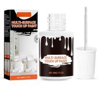 VFFNFF 2 Pièces de 30 ml Peinture de Retouche émail, Retouche Blanc Mur, Peinture pour Baignoire Répare les Petits Défauts, Convient aux Baignoires, Meubles, Murs, Placards, Portes et Fenêtres, Blanc