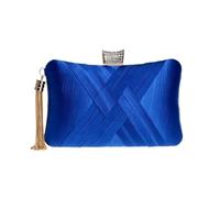 VFIDPSU Pochette à pompon tendance for femme, sac à bandoulière, sac de soirée, de mariage, for téléphone(Blue)