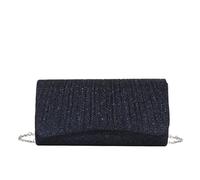 VFIDPSU Sac à bandoulière brillant for femme, pochette élégante et scintillante, sac à main tendance et scintillant, pochette chic for cocktail et mariage(Dark Blue)