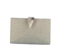 VFIDPSU Sac à main de soirée populaire for femme, pochette à bandoulière avec chaîne et fermoir en forme de feuille métallique(Champagn)