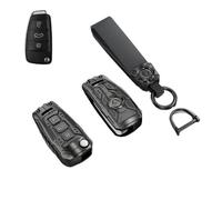 VFKJGNcgfb Etui clés de Voiture, Coque de Protection Compatible avec Audi A1 A3 A6 A6L Q2 Q3 Q7 TTS R8 S6 RS3, Accessoires de Voiture(Yellow)