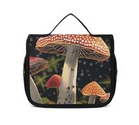 VFKLT Trousse de toilette à suspendre en forme de champignon - Trousse de maquillage de voyage étanche pour homme et femme - Blanc - 22,6 x 7,1 x 18,5 cm, blanc, 8.9 x 2.8 x 7.3 inch, Trousse de