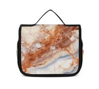VFKLT Trousse de toilette à suspendre en marbre - Trousse de maquillage de voyage étanche pour homme et femme - Blanc - 22,6 x 7,1 x 18,5 cm, blanc, 8.9 x 2.8 x 7.3 inch, Trousse de toilette suspendue