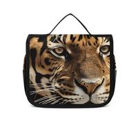 VFKLT Trousse de toilette à suspendre - Motif tigre - Étanche - Pour homme et femme - Blanc - 22,6 x 7,1 x 18,5 cm, blanc, 8.9 x 2.8 x 7.3 inch, Trousse de toilette suspendue