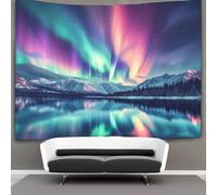 VFKLZCNYR Aurores boréales 3D Effet Tapisserie Art Mural Tapisserie Murales Tapisserie Murale Tissu Pour La Chambre À Coucher Le Salon Le Dortoir Tapisserie 150cmx200cm