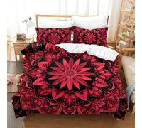 VFKLZCNYR Housse De Couette 3D Imprimé Housse Fleurs Couette avec Fermeture Éclair Taie d'oreiller pour Chambre À Coucher avec pour Femmes Et Hommes Chambre d'amis Double（200x200cm）