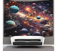 VFKLZCNYR La planète 3D Effet Tapisserie Art Mural Tapisserie Murales DécoSourision Murale En Tissu Pour Chambre Salon Serviette De Plage Tapisserie 150cmx200cm