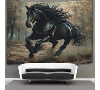 VFKLZCNYR Le cheval 3D Effet Tapisserie DécoSourision Murale Tapisserie Murales DécoSourision Murale En Tissu Pour La Chambre À Coucher Le Salon Le Dortoir Tenture Murale 100cmx150cm