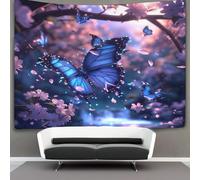 VFKLZCNYR Papillons 3D Effet Tapisserie DécoSourision Murale Tapisserie Murales DécoSourision Murale En Tissu Pour Chambre Salon Serviette De Plage Tapisseries 180cmx230cm