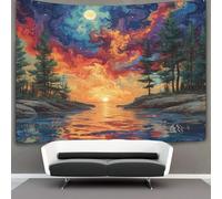 VFKLZCNYR Paysage Naturel 3D Effet Tapisserie Décorative Murale pour La Chambre à Coucher, Le Salon, Le Dortoir - Tenture en Tissu 70cmx100cm
