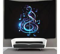 VFKLZCNYR Symboles musicaux 3D Effet Tapisserie DécoSourision Murale Tapisserie Murales DécoSourision Murale En Tissu Pour La Chambre À Coucher Le Salon Le Dortoir Tapisseries 70cmx100cm